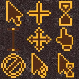 White Knuckle Upgrade Consoles (stylised) cursor
