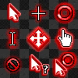 White n Red Cursor