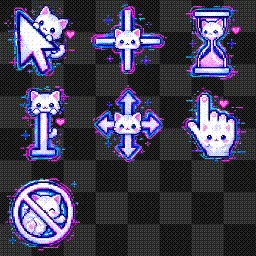 Whiteglitch cat mouse cursor