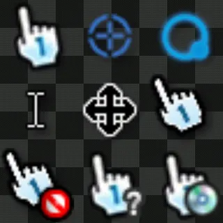 Wii P1 animated mouse cursor