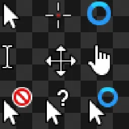 window x1 x5 (without ssao) animated mouse cursor