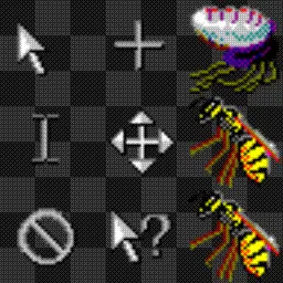 Windows 95 Plus: Dangerous Animals animated mouse cursor