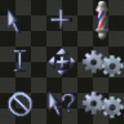Windows 95 Plus: The Golden Era animated mouse cursor