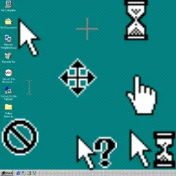 Windows 98 mouse cursor