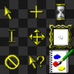 Windows 95 Plus: Leonardo da Vinci animated mouse cursor