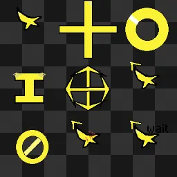 yellow cursor pack