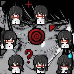 Yoru - Chainsaw Man animated mouse cursor