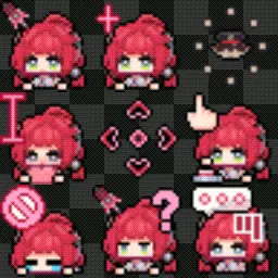 Yuzuha (ZZZ) animated mouse cursor