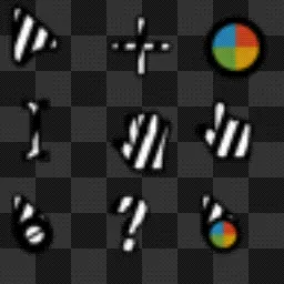 zebra animated mouse cursor