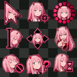Zero Two 002 : 3 mouse cursor
