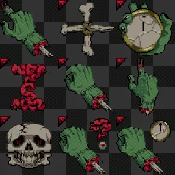 Zombie Hand animated mouse cursor
